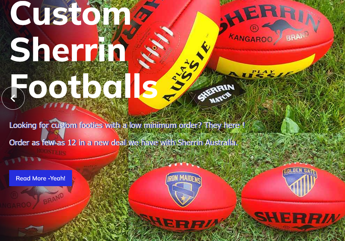 Custom Sherrins by Play Aussie